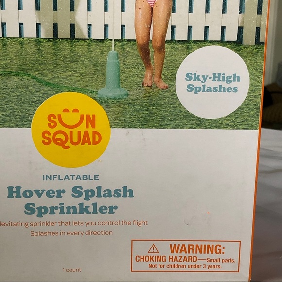 Sun Squad Kids Inflatable Hover Splash Sprinkler Sky-High Splashes WaterPlay NIB - Picture 3 of 11